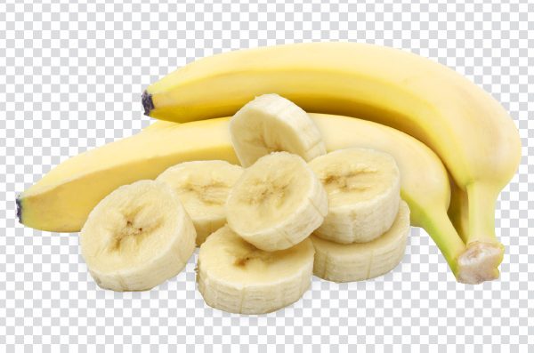Banana Pieces PNG – High-Resolution Transparent Fruit Image