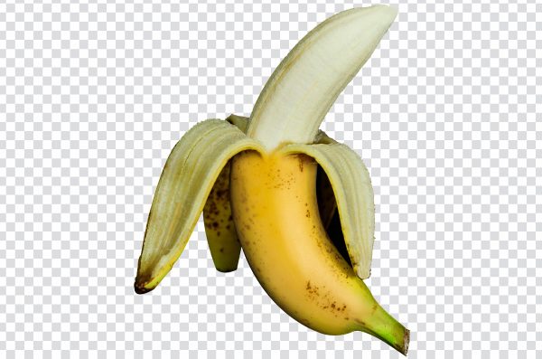Peeled Banana PNG – High-Resolution Transparent Fruit Image