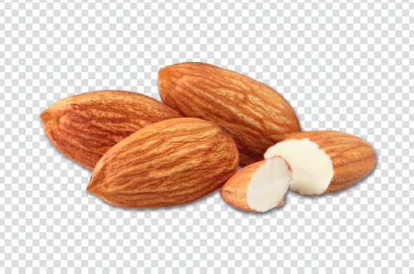 Realistic Almond PNG – High-Quality Transparent Nut Image