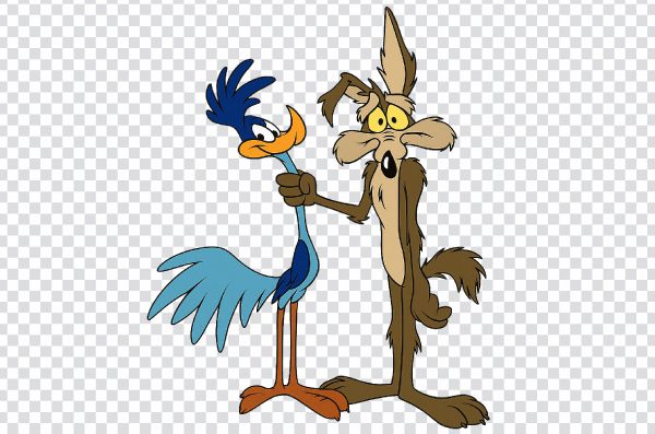 Wile E Coyote and Road Runner Clipart PNG – Free Transparent Images