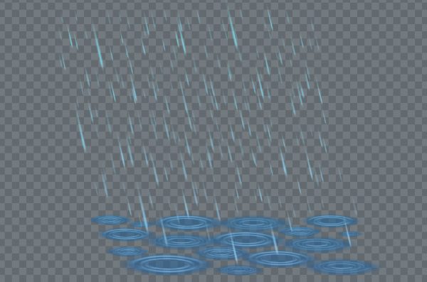 Rain Drops PNG – Transparent Raindrop Effect for Weather Designs