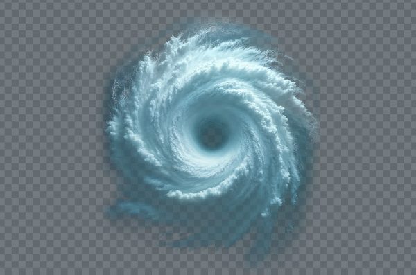 Realistic Hurricane PNG – High-Quality Transparent Storm Graphic