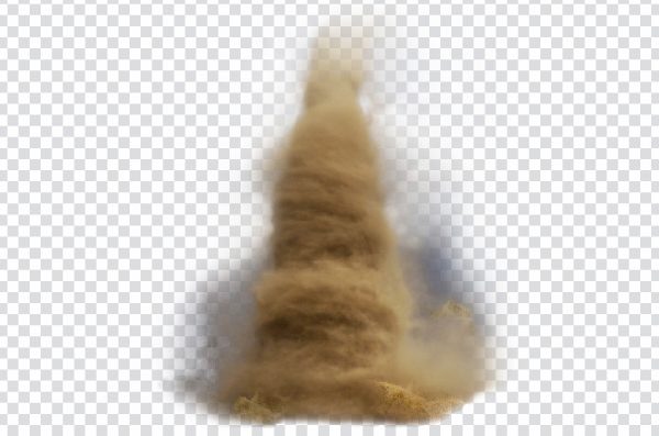Realistic Tornado PNG – Swirling Funnel Storm Image