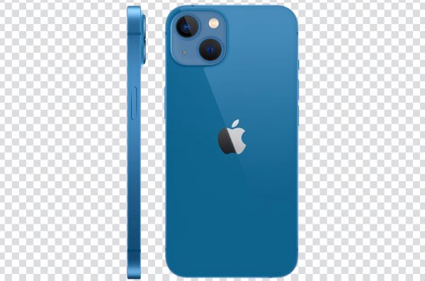 iPhone 13 Side View PNG – Transparent Smartphone
