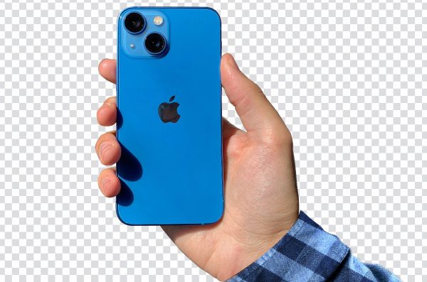 iPhone 13 in Hand PNG – High-Resolution Smartphone Mockup Image