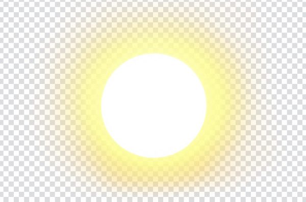 Bright Sun PNG – Transparent Shining Sunlight Image