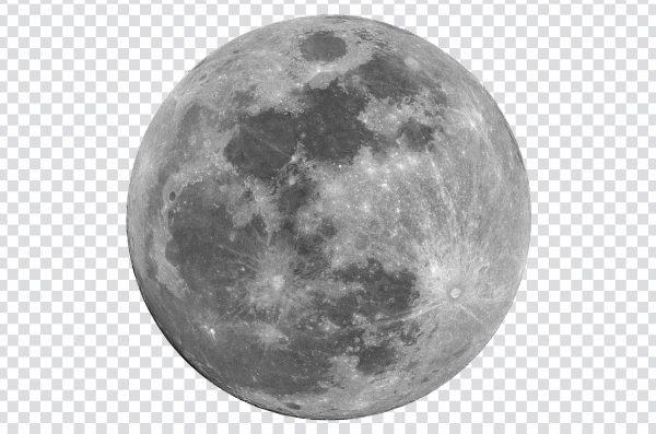 Full Moon PNG – High-Resolution Transparent Lunar Image