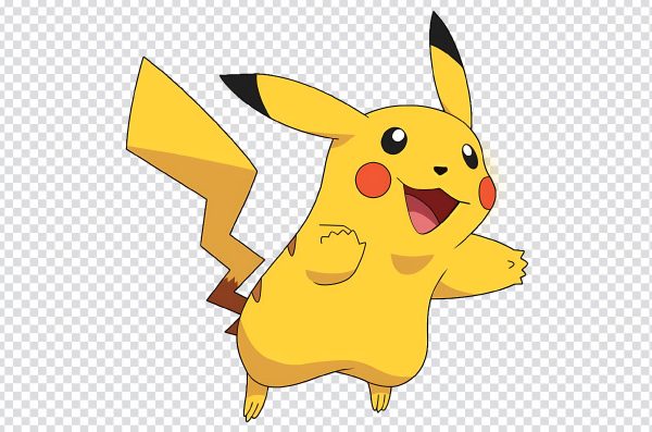 Jumping Pikachu PNG – Pokémon Pikachu Action PNG Transparent