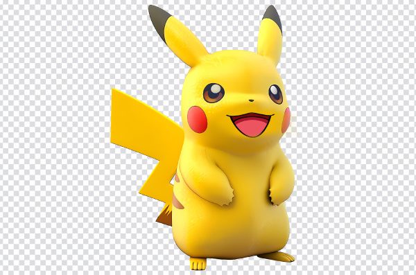 Pikachu Smiling PNG – Cute Pokémon Pikachu PNG