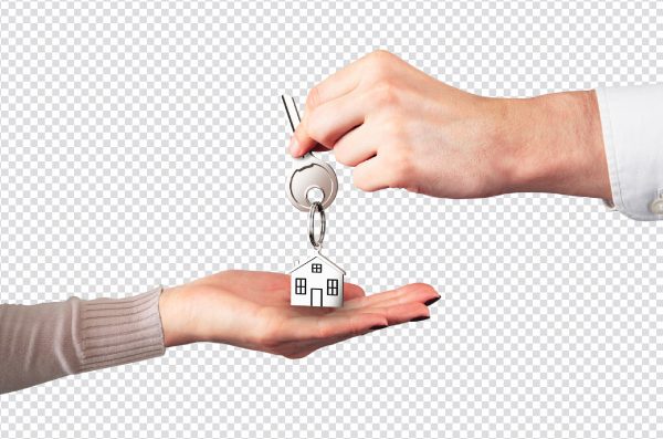 Real Estate Agent Holding Key PNG – Transparent Property Deal Image