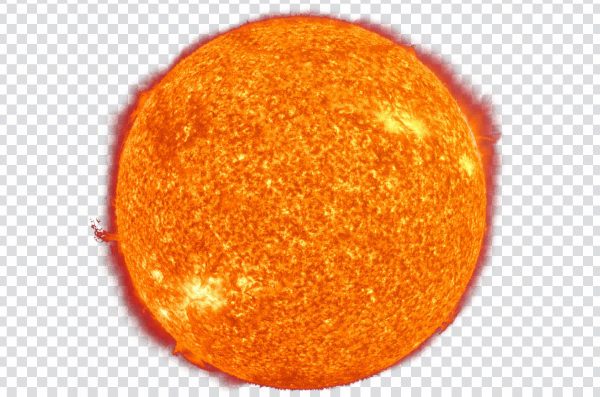 Realistic Sun PNG – High-Resolution Bright Sun Image