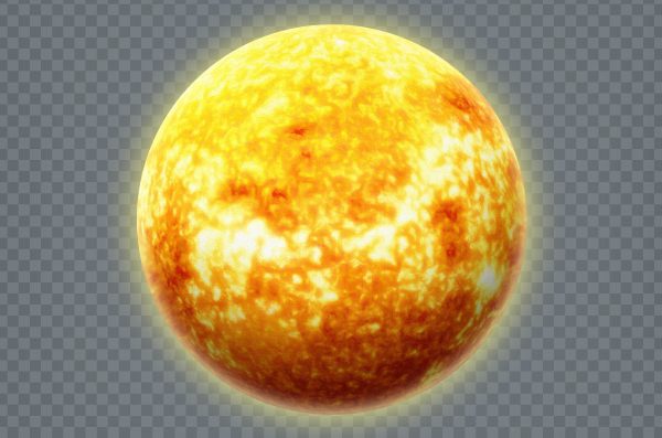 Shining Sun PNG – Transparent Bright Sunlight Image