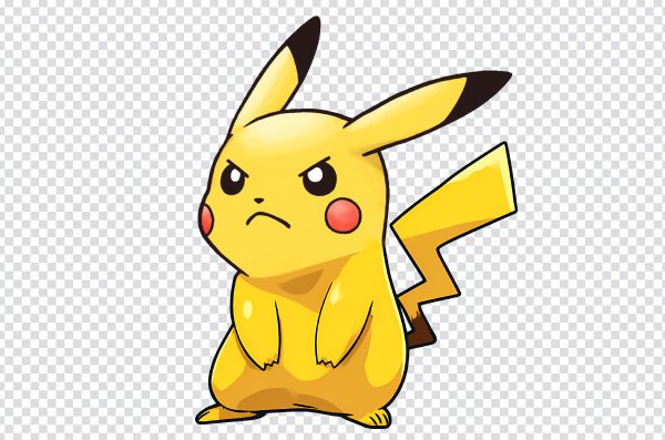 Unhappy Pikachu PNG – Sad Pokémon Pikachu Transparent