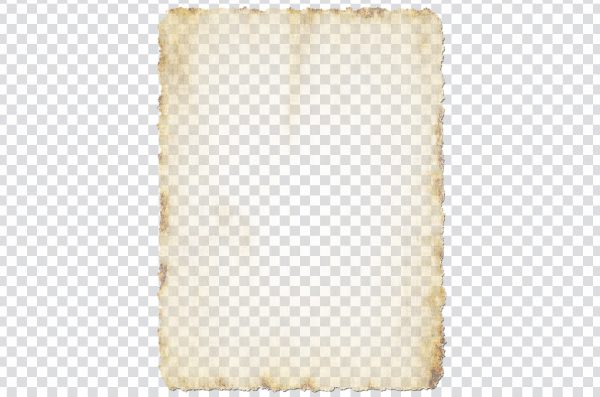 Vintage Paper Texture PNG – Old Aged Paper Transparent Background