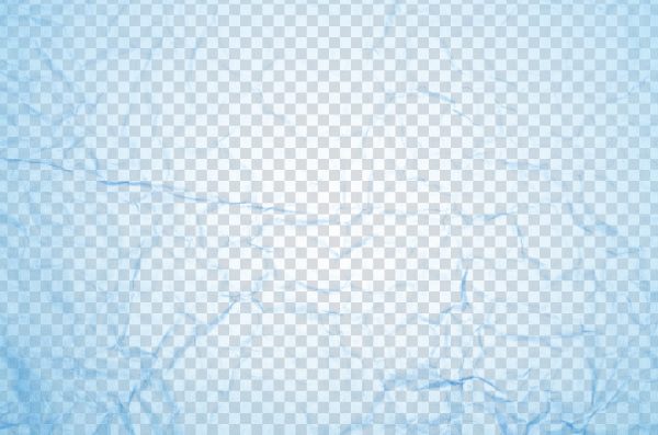 Wrinkled Blue Paper Texture PNG – Crumpled Paper Background
