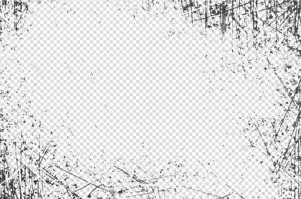 Scratched Grunge Texture PNG – High-Quality Distressed Overlay