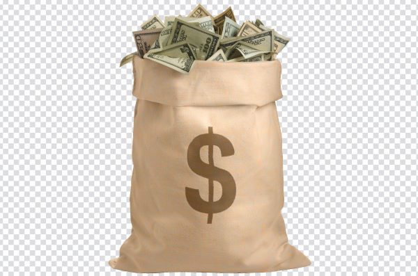 Bag Full of Money PNG – Free Transparent Download