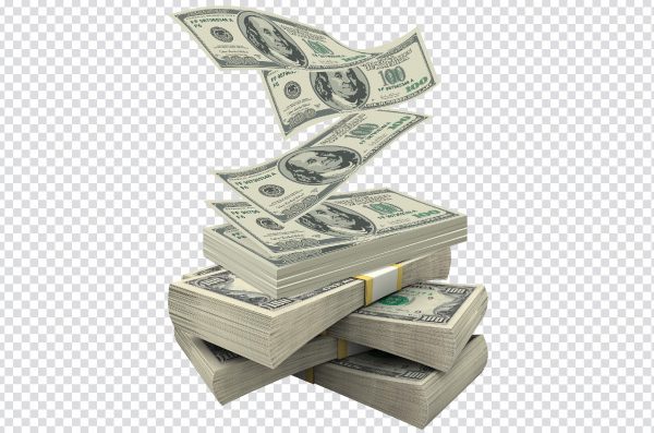 Bundles of Dollars PNG – Money Saving Concept Free Download