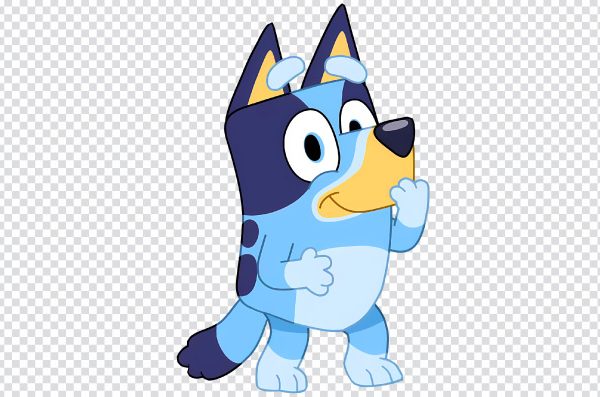 Funny Bluey PNG