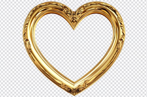 Golden Anniversary Frame PNG – Love Frame Free Download