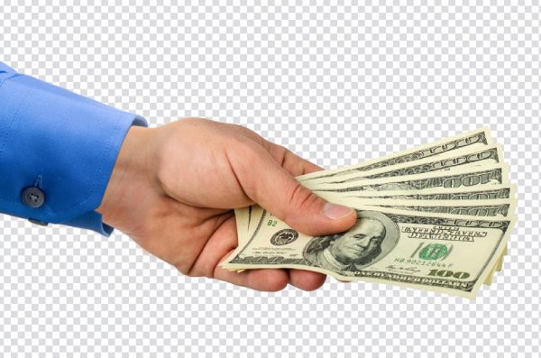 Hand Holding Money PNG – Free Transparent Cash Payment