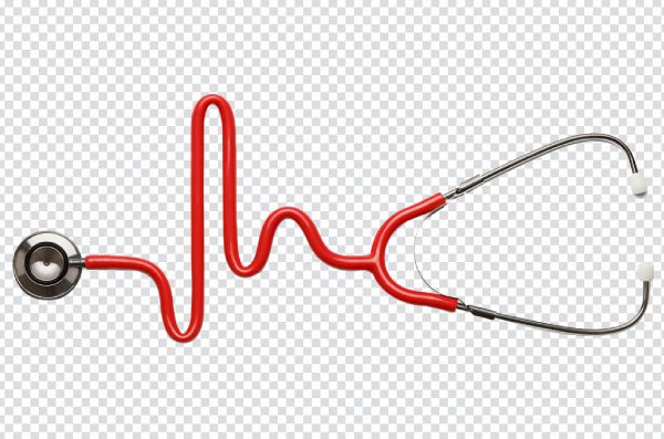 Heartbeat Stethoscope PNG – Transparent Healthcare Clipart Free Download