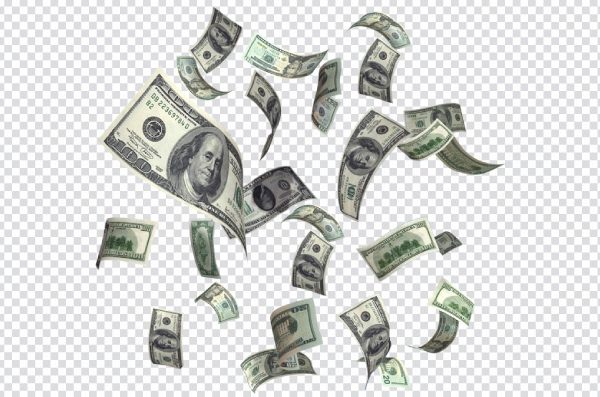 Money Raining PNG Transparent – Free Download