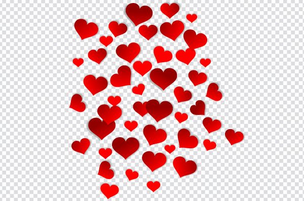 Scattered Love PNG Transparent – Free Download
