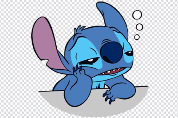 Stitch Depression PNG – Sad & Crying Stitch Transparent Images Free Download
