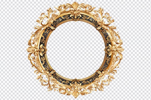 Gold Picture Frame PNG – Free Transparent Download