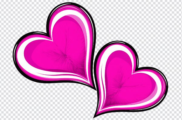 Pink Heart PNG Transparent – Free Download
