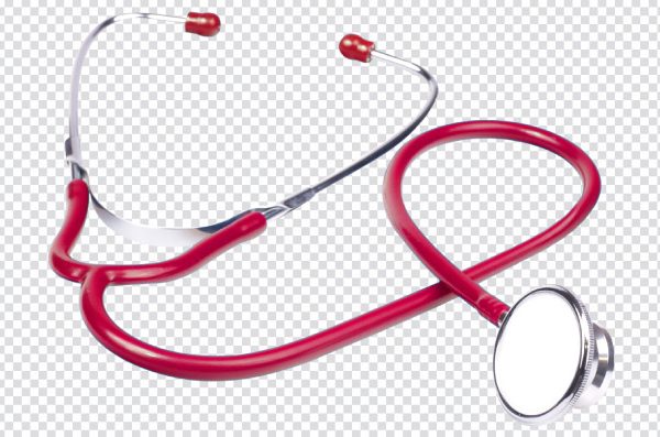 Transparent Red Stethoscope PNG – Free Medical Clipart Download