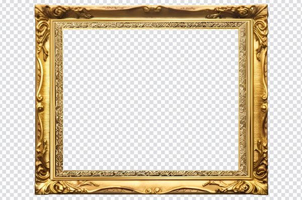 Vintage Gold Frame PNG free download
