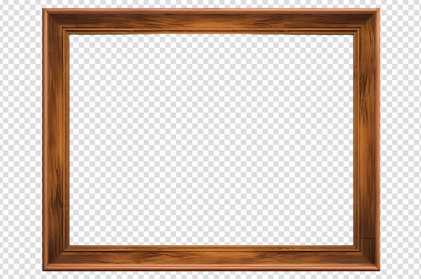 Wood Texture Frame PNG – Free Download