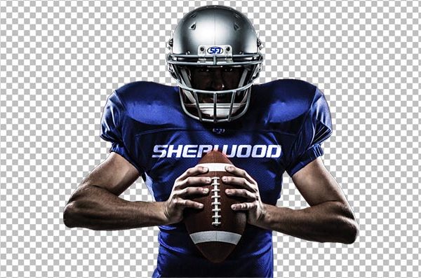 American Football Player PNG – Transparent Football Graphics for Designers