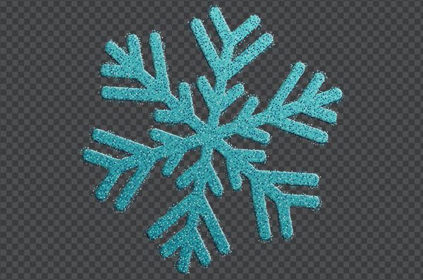 Blue Snowflake PNG Transparent | Free HD Winter Snowflake Download