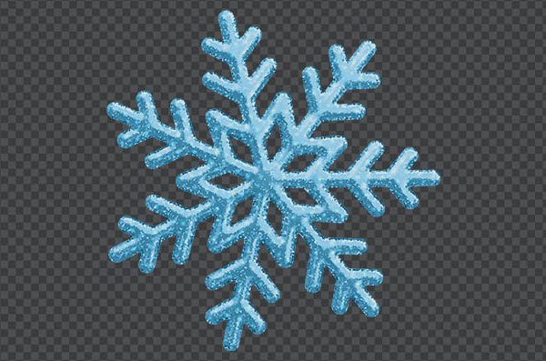 Crystal Snowflake PNG Transparent | Free HD Snowflake PNG