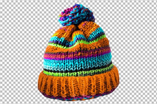 Knitted Colorful Winter Hat PNG Transparent | Free HD Download