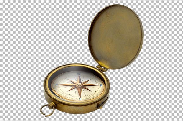 Antique Compass PNG – Vintage Compass Transparent Image
