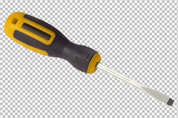 Flathead Screwdriver PNG – Transparent Screwdriver Tool Image HD