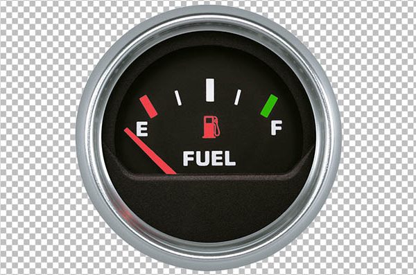 Fuel Gauge PNG – Vehicle Dashboard Gauge Transparent Background