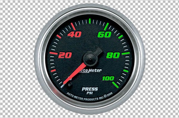 Oil Pressure Gauge PNG – Automotive Measuring Gauge Transparent