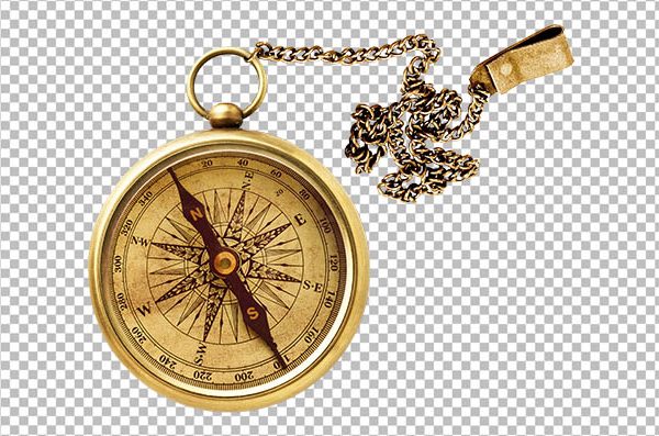 Old Compass PNG – Transparent Antique Compass