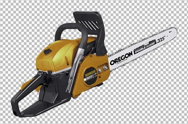Petrol Chainsaw PNG Transparent Background