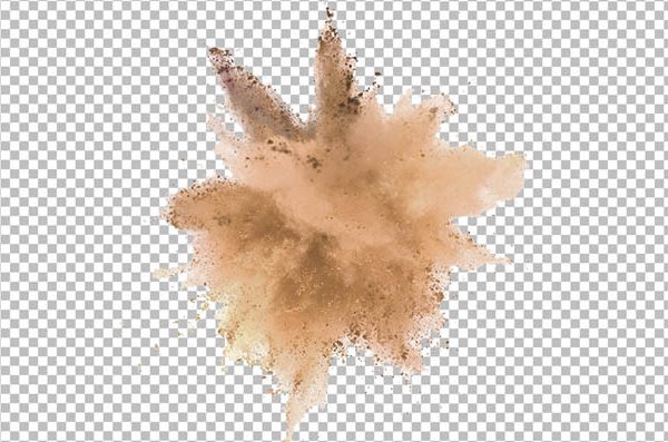 Dust Explosion PNG – Transparent Dust Blast Effect