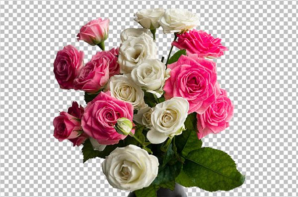 Pink Rose Bouquet PNG – Transparent Floral Bouquet Image