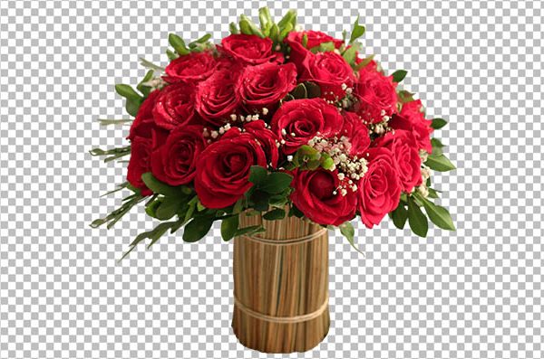 Rose Bouquet PNG – Transparent Flower Bouquet Image