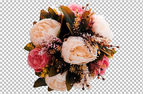 Rose Bridal Bouquet PNG – Transparent Wedding Flower Image