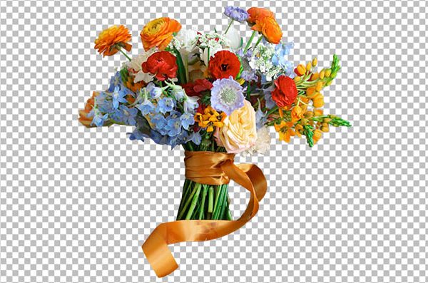 Wedding Flower Bouquet PNG – Transparent Bridal Floral Image