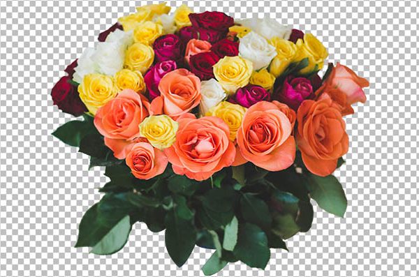 Wedding Rose Bouquet PNG – Transparent Bridal Flower Bouquet
